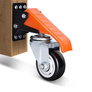 Schwarzes glattes und nicht markierendes Kugellager Schwerlast-Möbel-Roller-Rad Dreh-Rollwagen - Product Image 2