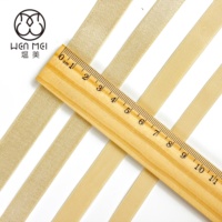 Bande élastique multi-style 10mm 12mm 15mm Logo personnalisé Bande élastique pour sous-vêtements Picot Bande élastique en nylon brillante pour soutien-gorge
