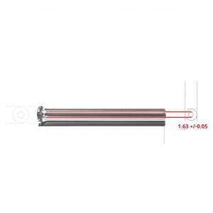 Capilares de Vidrio G008-05-80-D 5.5x1.65 mm. Capilares de Vidrio para la Producción de Hilo Elástico de Goma, Resistentes a Ácidos, Duran - Product Image 1