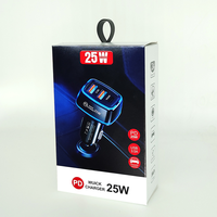 Station de charge pour voiture 42w Cargador De Telefono Para Autos Cargador Tipo c 3 En 1 Chargeur de téléphone portable pour voiture avec câble