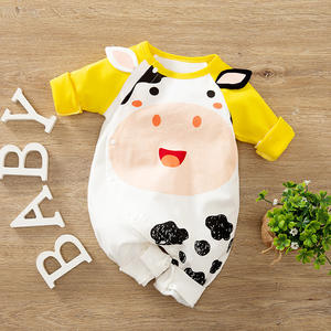 Tuta per bambini primavera e autunno in cotone cartoni animati vestiti per bambini vestiti per neonati <span class=keywords><strong>Body</strong></span> - Product Image 2