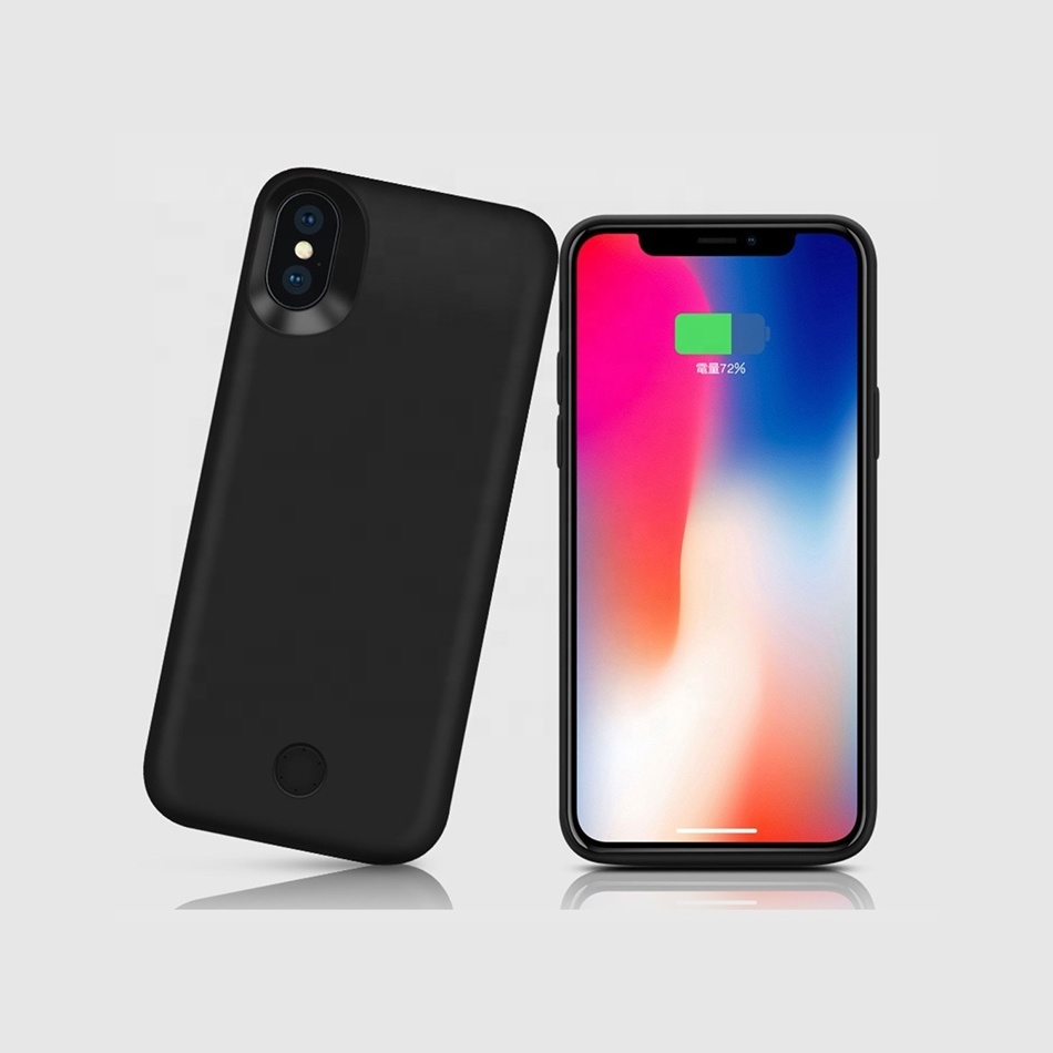Портативный Перезаряжаемый чехол для iphone X, 5000 мАч, Расширенный корпус, модель входного порта батареи с поддержкой музыки и синхронизации