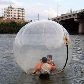 Balle gonflable pour marcher sur l'eau, en PVC transparent, pour utilisation en extérieur, capacité de 100 à 500 kg - Product Image 3