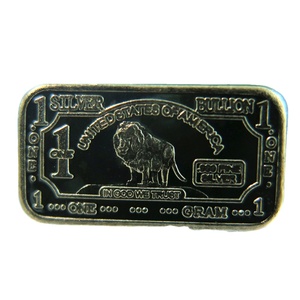 Eski sikke fiyat 1 Gram hayvan aslan Bar hatıra paraları koleksiyon öğeleri yeni meydan sikke - Product Image 1