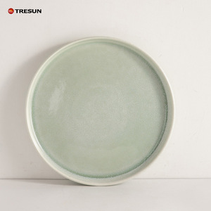 Juego de Vajilla de Gres de 16 Piezas, Estilo Europeo de Lujo, Color Verde, Esmaltado en Horno, Diseño Rústico Nórdico, Venta al Por Mayor - Product Image 5