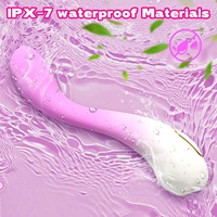 Nouveau Vibrateur Double Tête à 11 Vitesses avec Effet de Succion et Dégradé, Étanche IPX5, Rechargeable, pour Masturbation Féminine et Stimulation Clitoridienne
