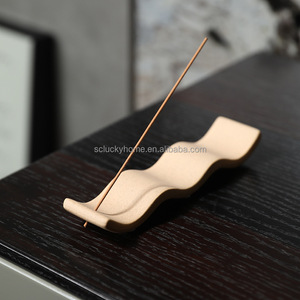 Quemador de Incienso de Cerámica Estilo Simple, Religioso, Tibetano, Cuadrado, Duradero, para Palo Santo, Uso Interior, Creativo - Product Image 2