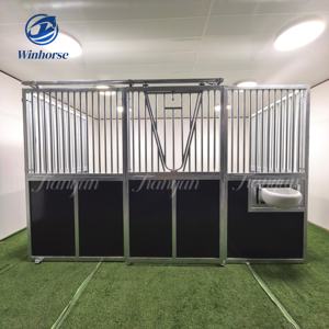 モダンなモジュラー馬場プレミアムプレハブ安定キット耐久性のある馬箱カスタマイズ馬術クラブ用プロフェッショナル - Product Image 1