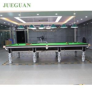 Table de billard/snooker professionnelle en bois massif de qualité internationale, 5 pièces, ardoise de 45 mm d'épaisseur, 12 pieds, poches en cuir véritable et caoutchouc - Product Image 2