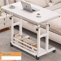 Bureau moderne en bois à hauteur réglable, location de bureau simple pour ordinateur, pour usage commercial et domestique