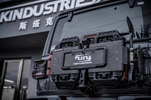 Fury 2018 + Accesorios Equipo de puerta trasera con cajas de aceite de 7.5L, estante de luz de freno alto para Jeep Wrangler JL - Product Image 6