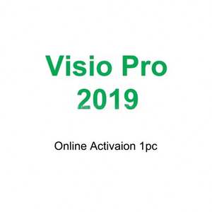 Clé d'activation officielle Visio 2024/2021/2019/2016 Pro, code de licence authentique PP, licence de vente au détail, 100% à vie - Product Image 1