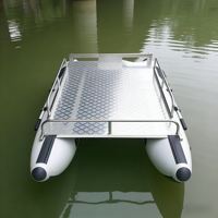 Bateau de pêche modulaire de 10 pieds, plateforme en alliage d'aluminium, bateau flottant, fabricant OEM ODM