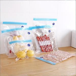 100pcs Reusable Transparent Zipper Vacuum Sealer Bag With Air Valve for Cooking Freezing <strong>Microwave</strong> Heating Food Fresh <strong>Storage</strong> - Product Image 1