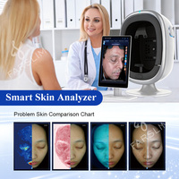 Analyseur de peau 3D à imagerie spectrale IA 8 spectres, scanner facial multispectral pour salon, machine de diagnostic de la sensibilité cutanée
