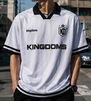 Maillot de football rétro personnalisé pour homme, tissu respirant à séchage rapide, logo d'équipe imprimé, nom personnalisé, été, adultes