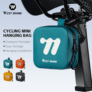 WEST BIKING Sac de <span class=keywords><strong>Selle</strong></span> de Vélo Mini Réfléchissant 0.2L, Sac Arrière Compact et Portable pour <span class=keywords><strong>VTT</strong></span> et Vélo de Route, Accessoires - Product Image 1