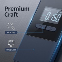 Hanwei, certifié CE, éthylotest à affichage LCD, détecteur d'alcool, testeur d'alcool, Alkotester, application mobile AT808, usage professionnel, 0,050%