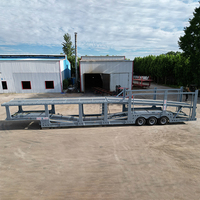 Semi-remorque porte-voitures 8 places pour transport de camions lourds, semi-remorque de transport de véhicules d'usine, provenant de fabricants chinois