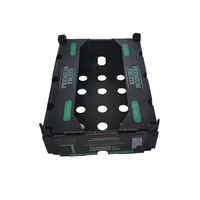 Boîtes pliables en Corex pour okra et asperges, en PP, écologiques, recyclables, imperméables, empilables, durables, imprimables et découpables