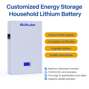 Bullcube 200ah Solar With <b>Battery</b> Storage Cost 24v 5.12kWh Long Lifespan Lithium Wall <b>Mount</b> GX-24200-PW 200ah Lithium Solar Batt - Product Image 5