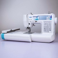 Machine à Coudre Ménagère ZY-1950N Multifonctionnelle Broderie 12 Points de Verrouillage Machine à Coudre Manuelle Classe 7 Singer