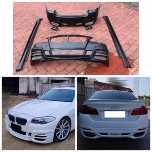 Kit carrosserie neuf en fibre de carbone pour BMW Série 5 F10/F18 (2009-2017) – Pare-chocs avant, barre arrière, jupes latérales, feux antibrouillard – Fixation par boulons - Product Image 1