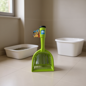 Paletta per lettiera con accessorio per sacchetti igienici per lettiera per gatti - Product Image 2