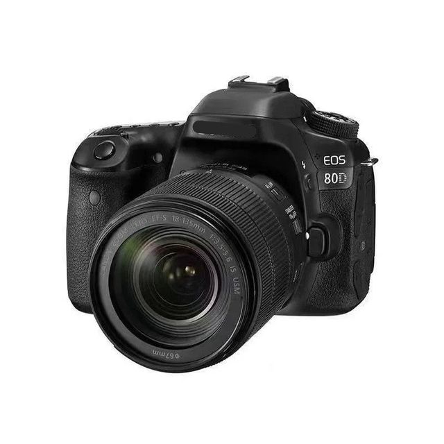 Professional APS-C DSLR Camera Model 80D with Optical Zoom and 1080p Video for Portrait and Landscape Photography