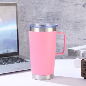 20Oz Stainless Steel Insulated Travel Mug With Sliding Lid Personalized Engraved Metal <b>Cup</b> Travel Mugs ASM26 - Product Image 6