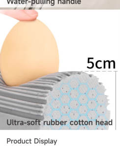 Serpillère à tête effaçable Realida Magic Eraser, serpillère à tête polyvalente avec manche en acier inoxydable - Product Image 5