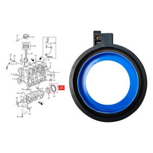 Joints d'étanchéité d'huile avant et arrière du vilebrequin 55555805 24447223 pour Chevrolet Opel Vauxhall Saab Fiat, système de joints de moteur - Product Image 1