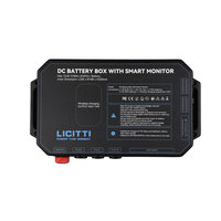 Boîte de batterie de refroidisseur solaire Powerbank Station pour accessoires de camping marin rechargeables Lifepo4 Eu Bank 12V 100Ah