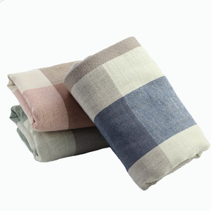 Toalla Facial a Cuadros de Algodón 35x75 cm, Suave y Absorbente para Uso Doméstico - Product Image 2