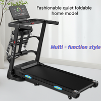 Tapis roulant électrique pliable silencieux, moteur 2,5 CV, écran LED, inclinaison automatique 0-15, machine de course compacte, exercice intérieur à domicile, 120 kg