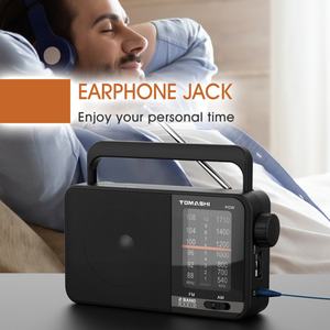 Radio Portátil Retro AM/FM de 2 Bandas con Transistor Electrónico, Estilo Retro, Listo para Enviar - Product Image 4