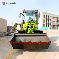 Produsen Wheel Loader Roda Kecil Euro 5 EPA China 800KG 1 Ton Mini Traktor Loader Loader Kompak Eropa Pengiriman Cepat