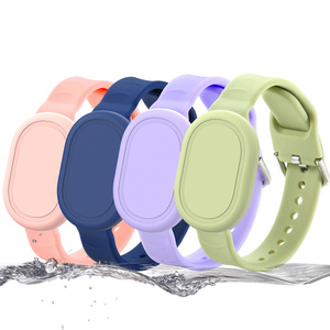 Funda de silicona suave para niños con correa para pulsera <span class=keywords><strong>Xiaomi</strong></span> Smart Tag, funda impermeable, soporte para rastreador, localizador, correa de reloj - Product Image 1