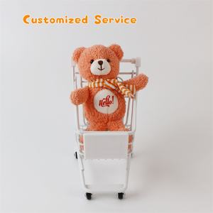 Oem/Odm Nieuwe Teddybeer Sleutelhanger Pluche Speelgoed Kinderen Cadeau Zacht Speelgoed Tas Accessoires Knuffel Dier Sleutelhanger Speelgoed Tas Hanger - Product Image 3