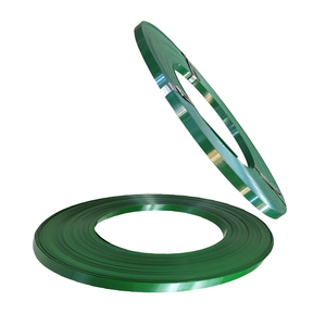 <span class=keywords><strong>Bande</strong></span> <span class=keywords><strong>de</strong></span> cerclage en acier prélaqué vert ciré <span class=keywords><strong>de</strong></span> 3/4 po, <span class=keywords><strong>prix</strong></span> usine, pour emballage industriel, norme ASTM - Product Image 3