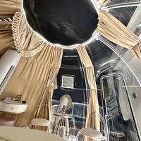 Tente dôme à bulles transparente de luxe-Cabine de glamping pour maison complète pour hôtel en plein air et maison