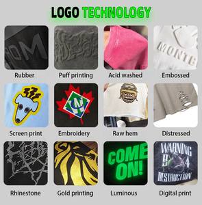 Felpa da <span class=keywords><strong>donna</strong></span> con cappuccio <span class=keywords><strong>oversize</strong></span> in pile di cotone di alta qualità felpa con cappuccio felpa tascabile stampata in maglia autunno inverno - Product Image 6