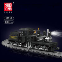 Moule King 12001-12038 World Railway Series les locomotives à vapeur Train télécommandé enfants jouets cadeaux ensembles de blocs de construction