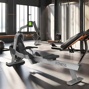 MB-280B Rameur d'intérieur en acier de qualité commerciale avec moniteur numérique et siège réglable pour la maison et la salle de sport - Product Image 3