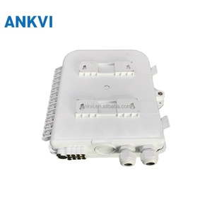 กล่องกระจายไฟเบอร์ออปติก 8 พอร์ต FQX-008 สีขาว กันน้ำ IP65 สำหรับภายนอกอาคาร ABS FTTH - Product Image 4