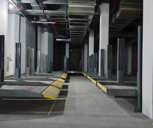 Assurez la sécurité maximale du véhicule grâce au système de levage de stationnement à deux niveaux haut de gamme Maihaisheng, conçu pour les concessionnaires automobiles professionnels. - Product Image 1