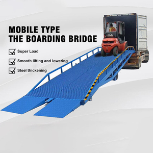 10 톤 용량 지게차 램프 신규 또는 중고 농장용 컨테이너 하역 팔레트 처리용 플랫폼 브릿지 적재 - Product Image 2
