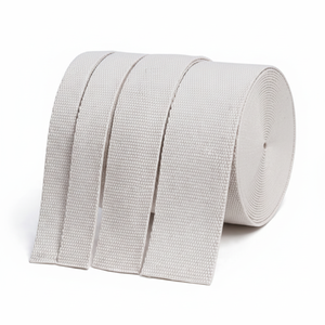 Sangle en toile écologique 100 % naturelle et biologique de 4 pouces pour sacs, ceintures, bagages et applications artisanales - Product Image 1