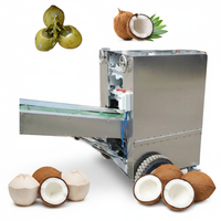 Machine industrielle automatique de décorticage et de broyage de noix de coco vieillies, pour éliminer la peau brune et les fibres