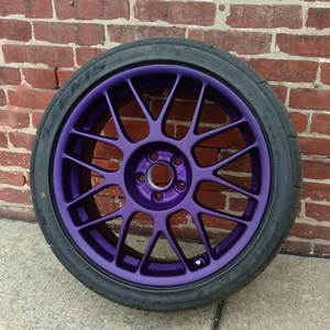 Jantes forgées en deux parties 5x114.3 noires et violettes pour Ford Mustang Boss 302 Mach 1 Gt350 Gt500 - Product Image 4